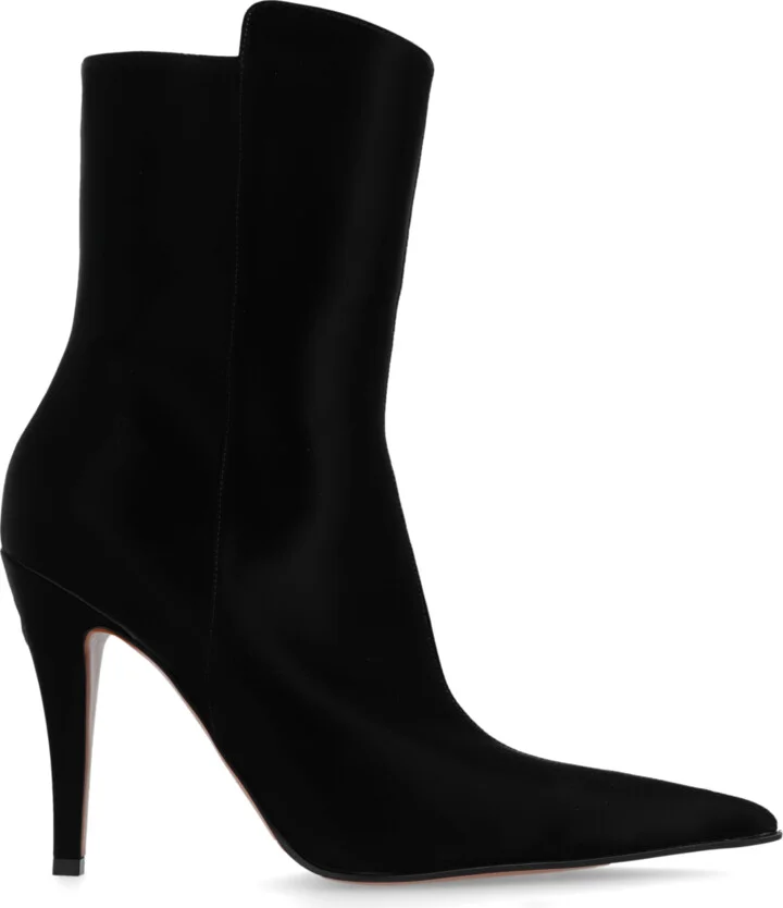 Heeled Ankle Boots, , - Black