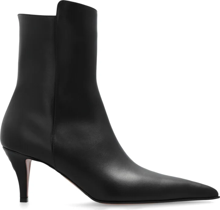 Heeled Ankle Boots, , - Black