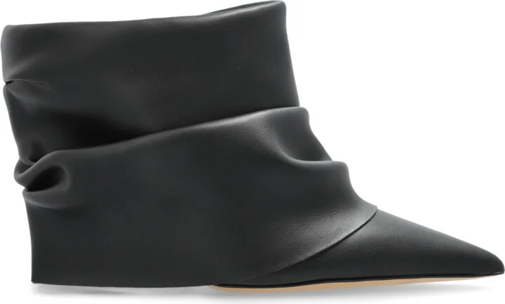 Heeled Ankle Boots, , - Black