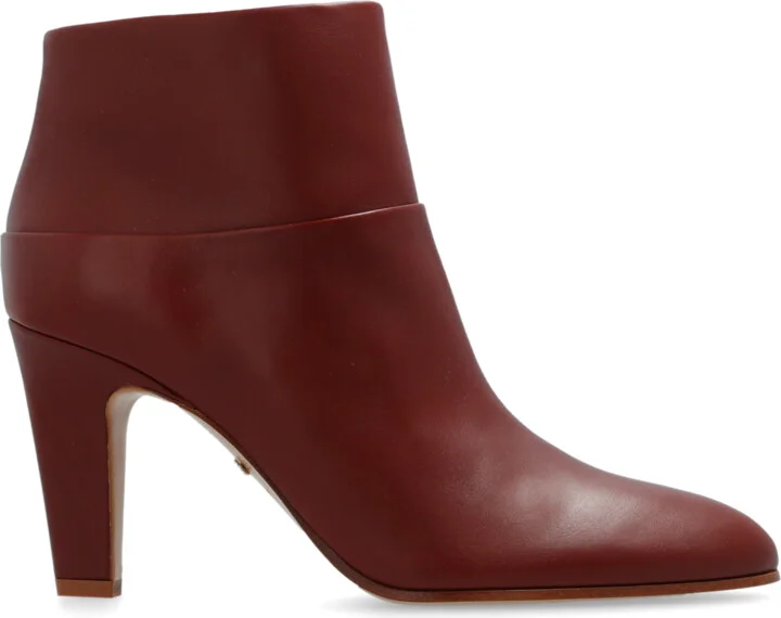 Heeled Ankle Boots, , - Brown