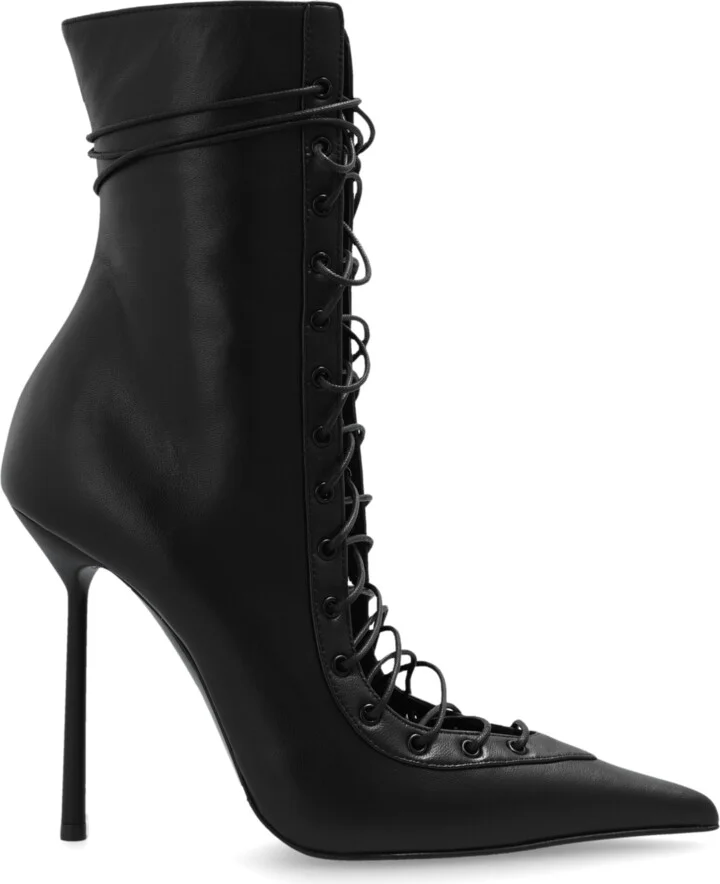 Heeled Ankle Boots 'Colette', , - Black