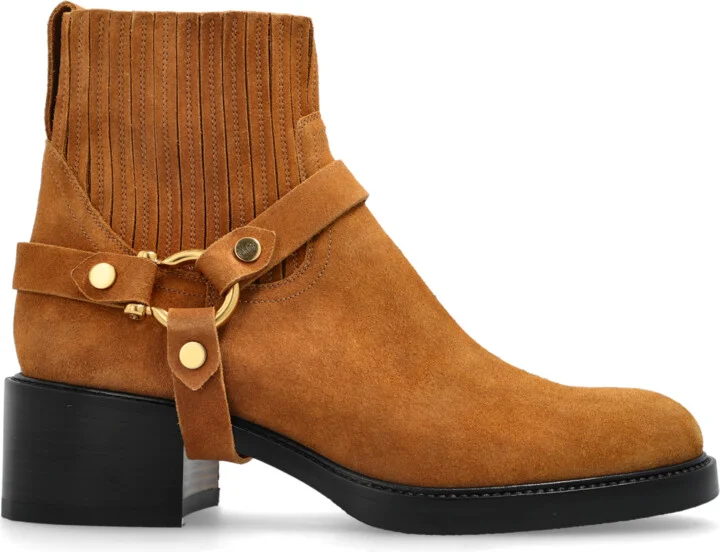 Heeled Ankle Boots Dakota, , - Brown