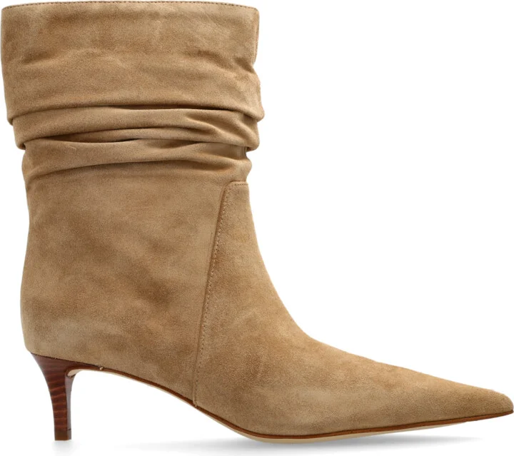 “Heeled Ankle Boots ‘Dawn’”, , - Beige