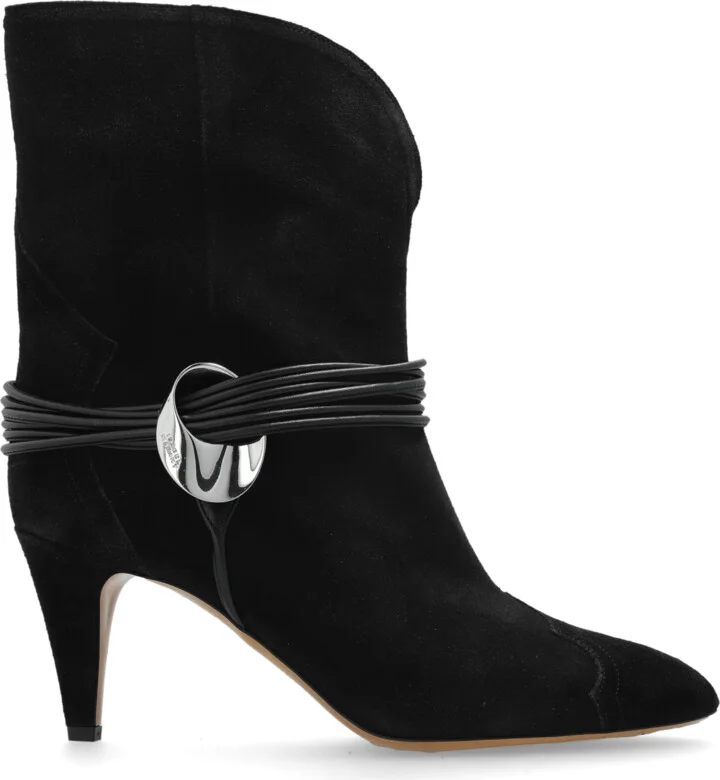 Heeled Ankle Boots `Dytho`, , - Black