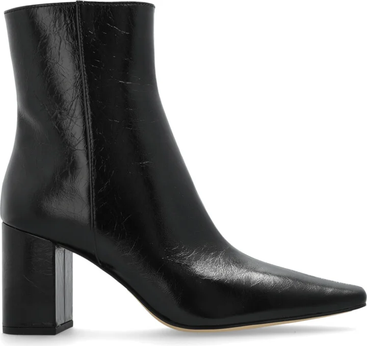 Heeled Ankle Boots `Elise`, , - Black