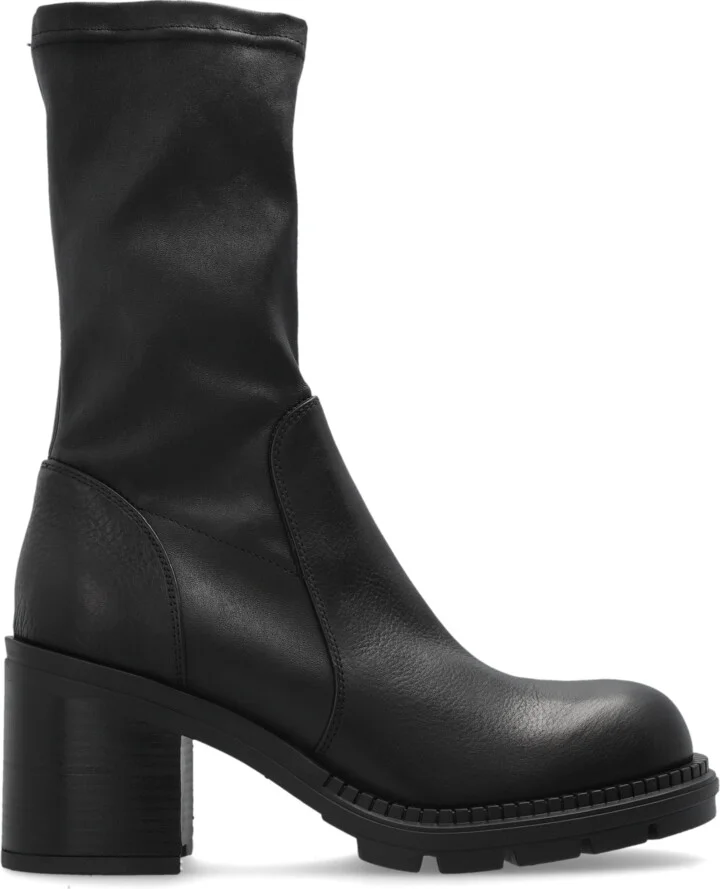 Heeled Ankle Boots `Franky`, , - Black