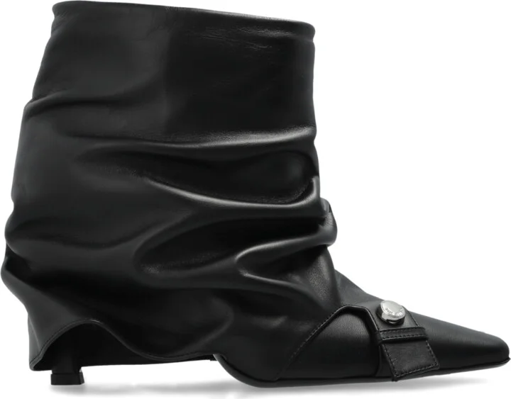 Heeled Ankle Boots Juno, , - Black