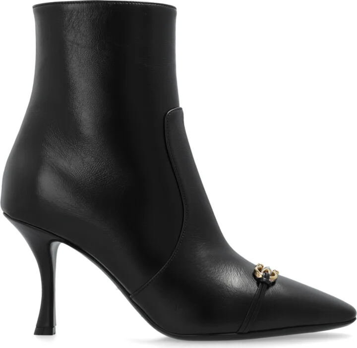 Heeled Ankle Boots Ludo, , - Black