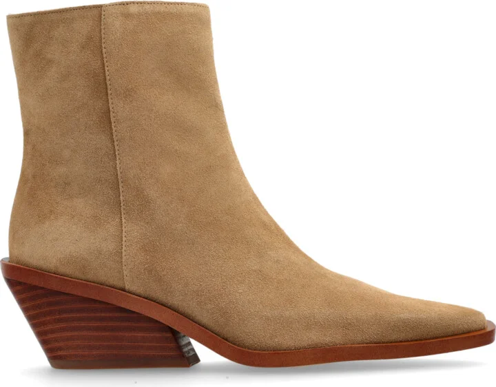 Heeled Ankle Boots `Nash`, , - Beige