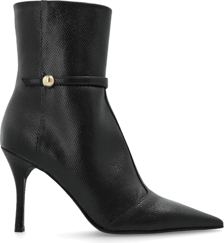 Heeled Ankle Boots "Sfera", , - Black