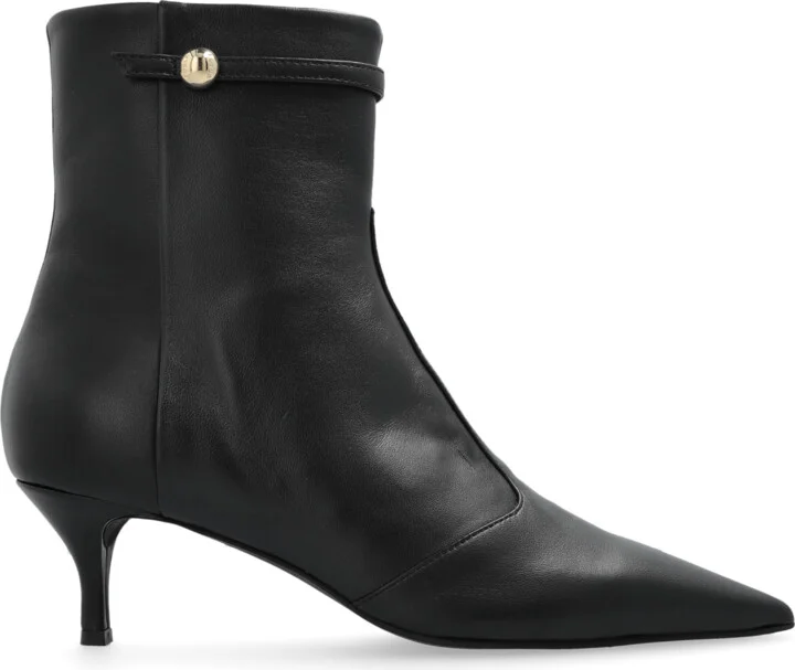 Heeled Ankle Boots `Sfera`, , - Black