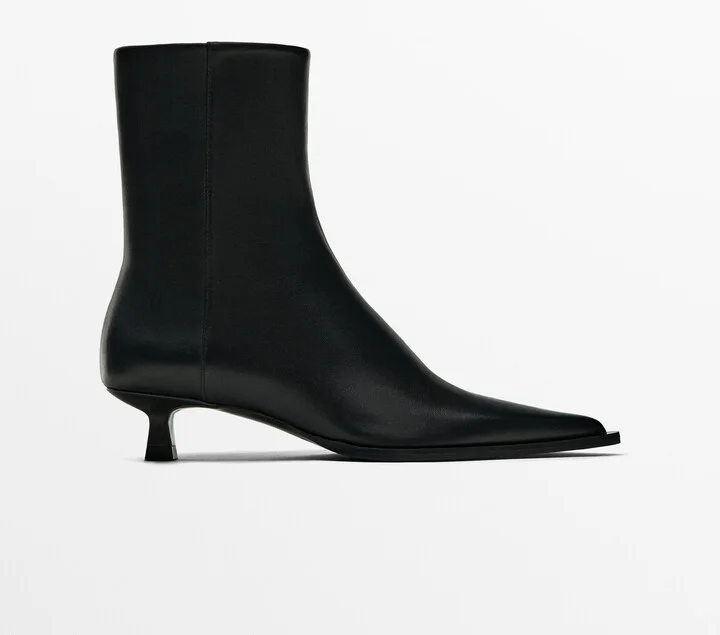 Heeled Ankle Boots With Welt Detail - Image 2