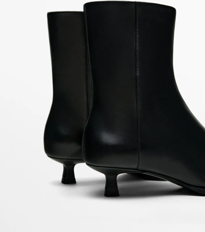 Heeled Ankle Boots With Welt Detail - Image 5