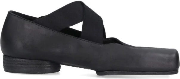 Heeled Ballerinas - Black