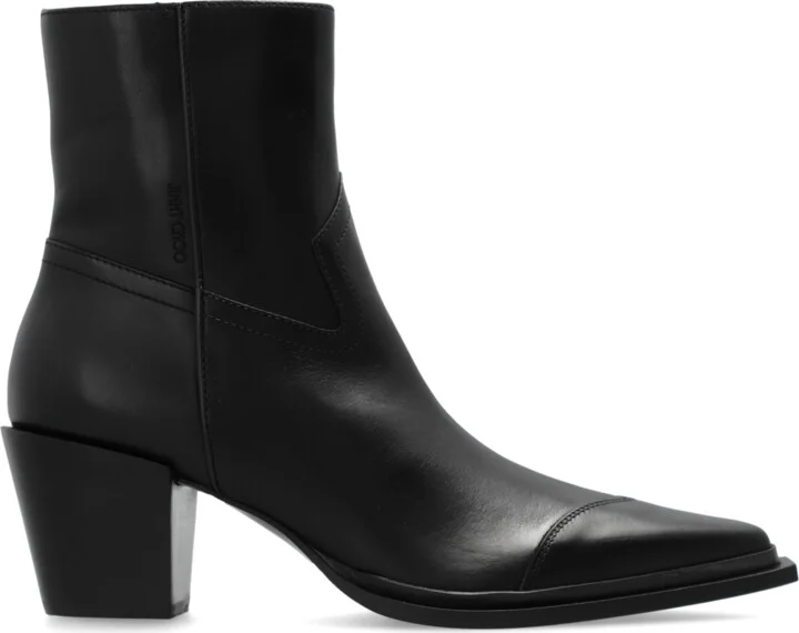 Heeled Booties 'Cece', , - Black