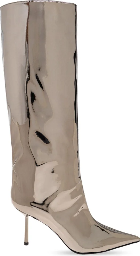 Heeled Boots 'Bella', , - Silver