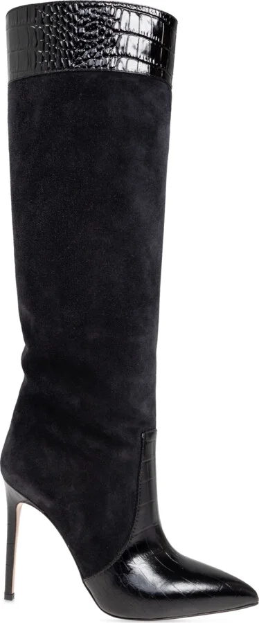 Heeled Boots, , - Black