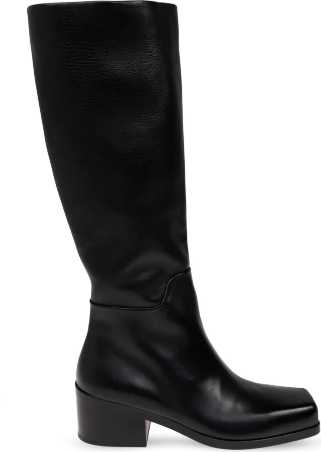 Heeled Boots, , - Black