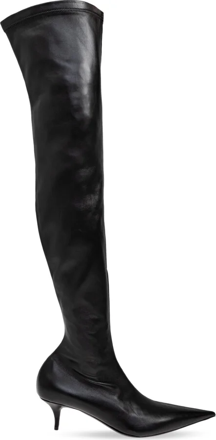Heeled Boots, , - Black