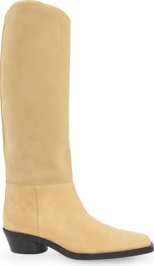 Heeled Boots `Bronco` By , , - Beige