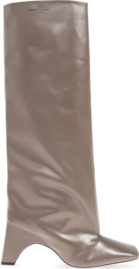 Heeled Boots, , - Brown