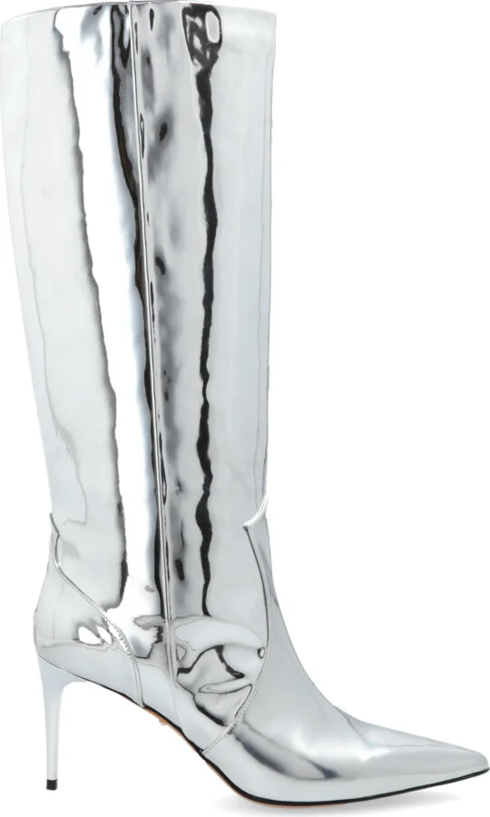 Heeled Boots Davyn, , - Silver