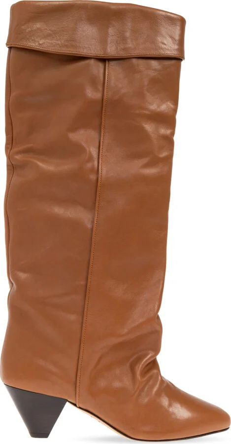 Heeled Boots `Elita`, , - Brown