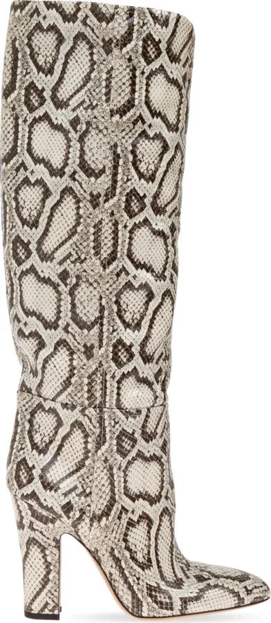 Heeled Boots "Lavinia", , - Beige