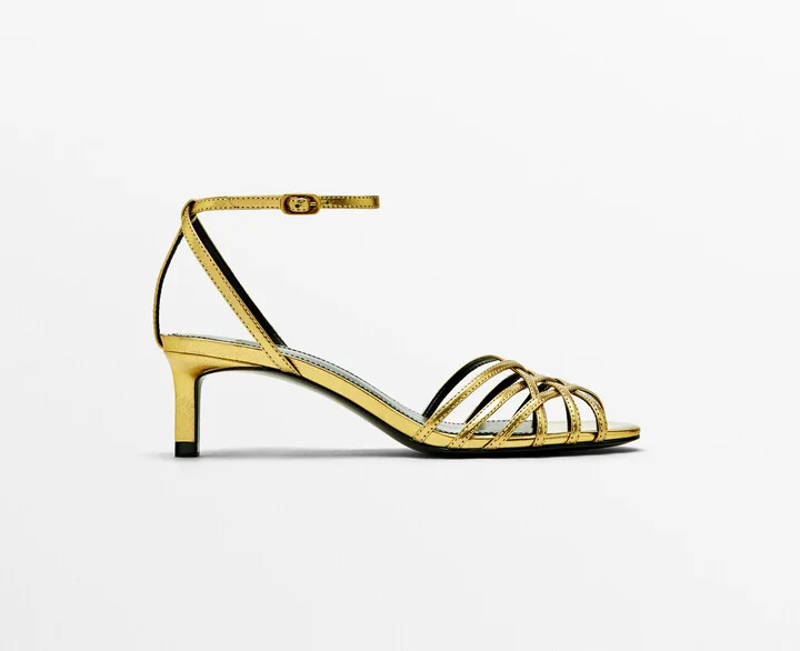 Heeled Cage Sandals - Studio - Image 2
