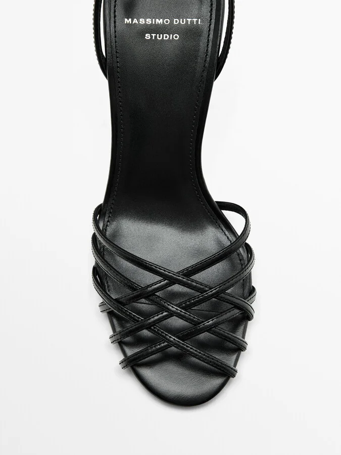Heeled Cage Sandals - Studio - Image 5