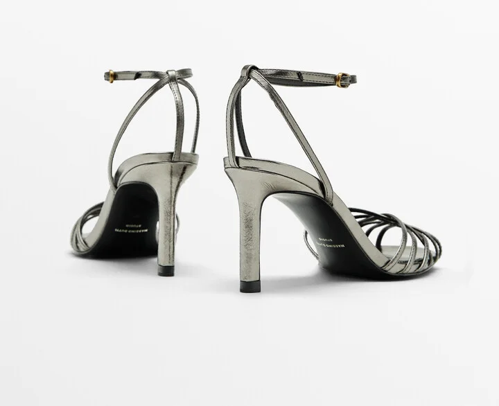 Heeled Cage Sandals - Studio - Image 4