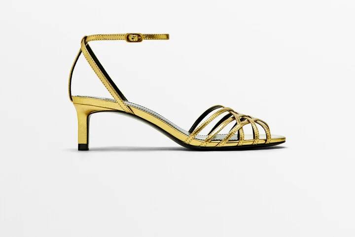 Heeled Cage Sandals - Studio