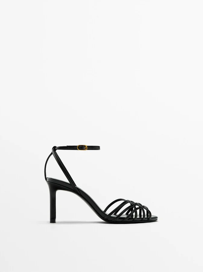 Heeled Cage Sandals - Studio