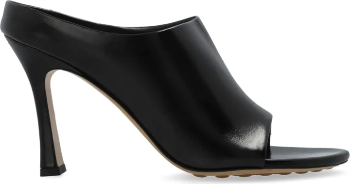 Heeled Flip-flops `Rana`, , - Black