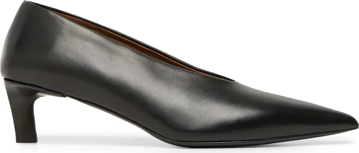 Heeled Leather Pumps