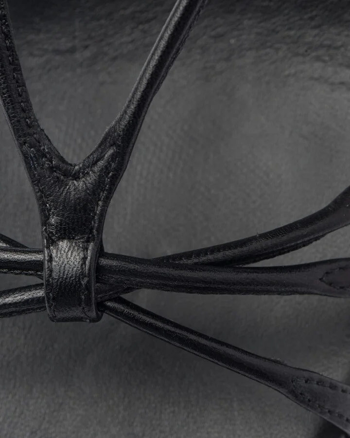 Heeled leather sandals - Image 6
