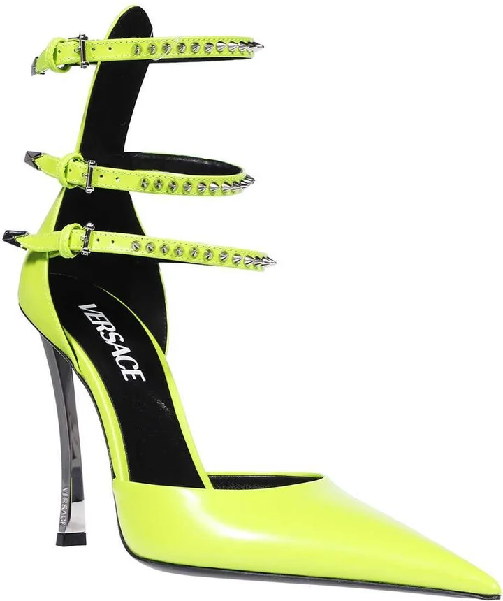 Heeled Leather Sandals - Image 2