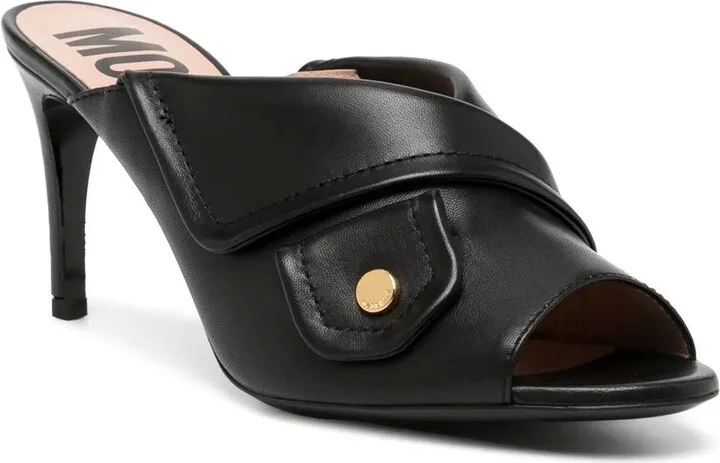 Heeled Leather Sandals - Image 2