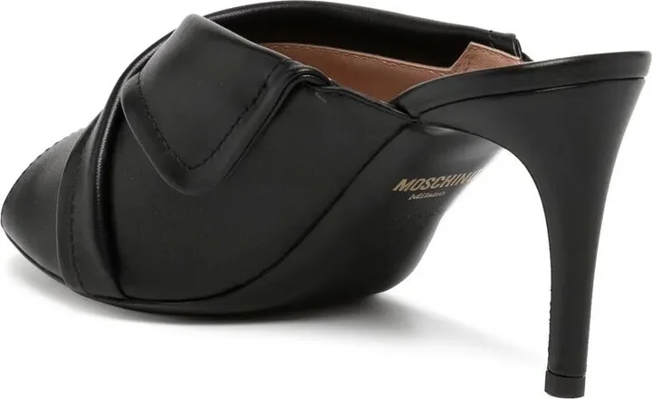 Heeled Leather Sandals - Image 3