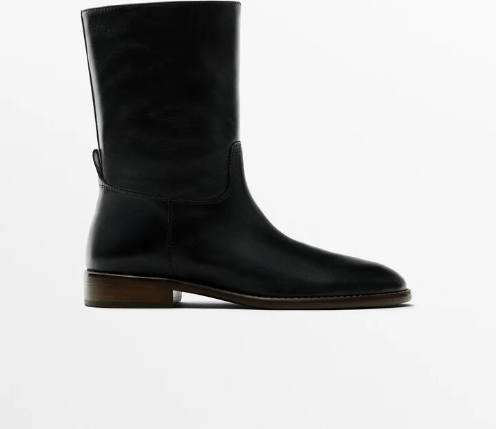 Heeled Lined Ankle Boots - Image 2