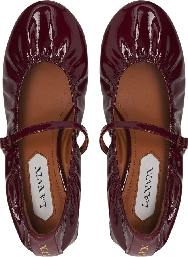 Heeled Mary Jane In Glossy Leather - Image 3