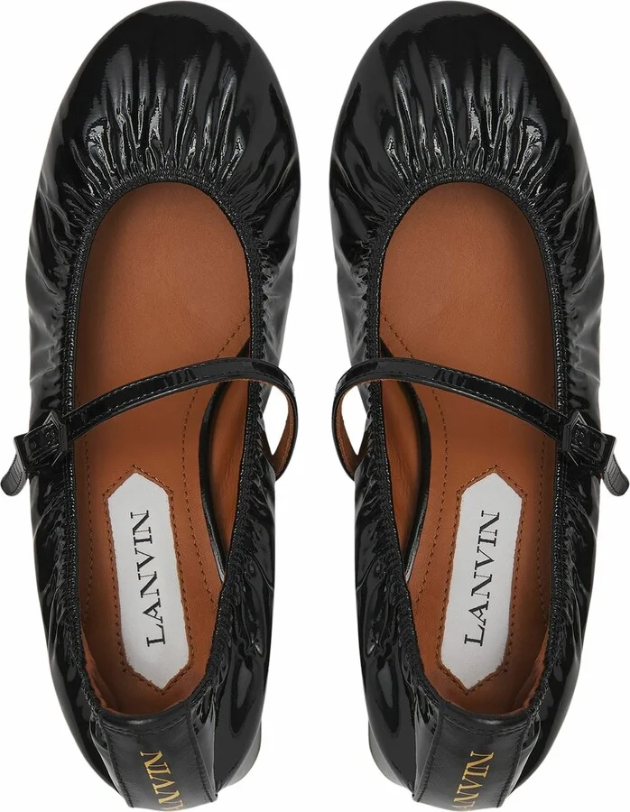 Heeled Mary Jane In Glossy Leather - Image 9