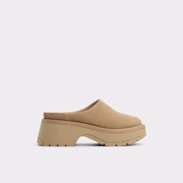 Heeled mule - Lug sole