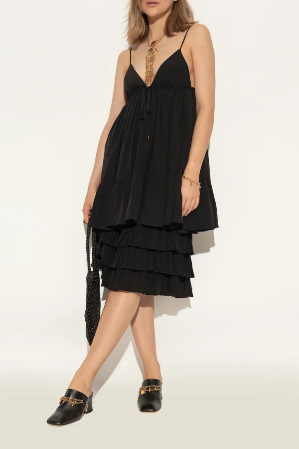 Heeled Mules "Charms", , - Black - Image 2