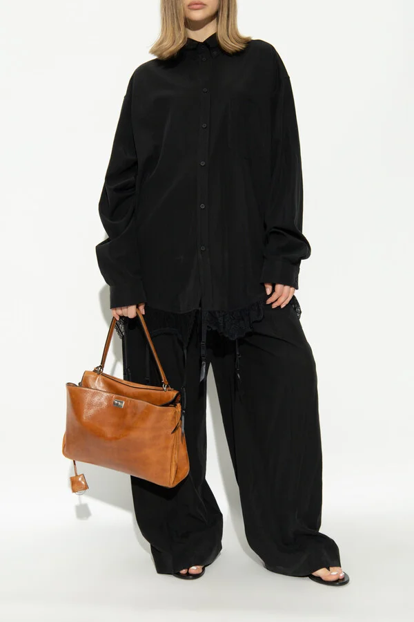 Heeled Mules City, , - Black - Image 2