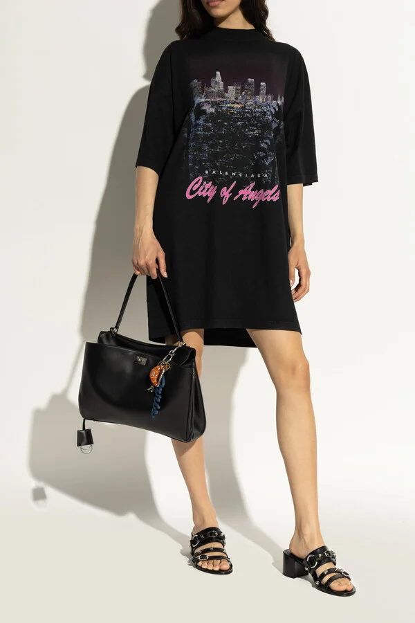 Heeled Mules "City", , - Black - Image 2
