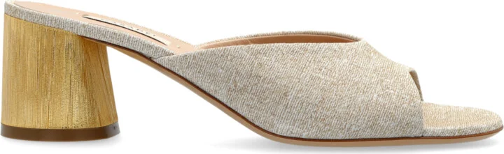 Heeled Mules Cleo Opera Bellagio, , - Beige