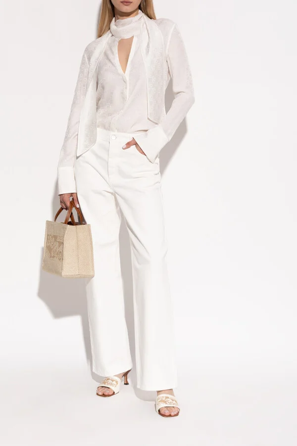 Heeled Mules, , - Cream - Image 2