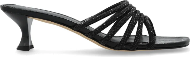 Heeled Mules `Haisley`, , - Black