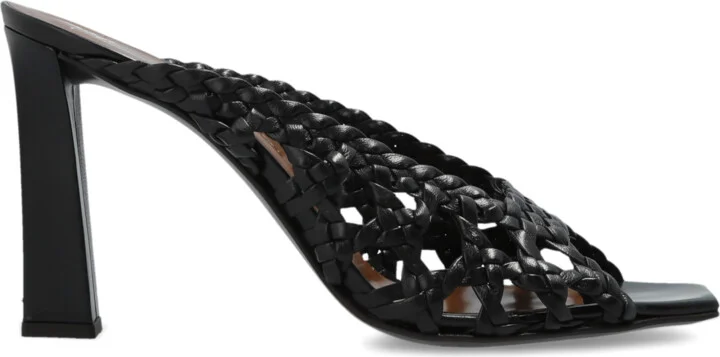 Heeled Mules Mya, , - Black